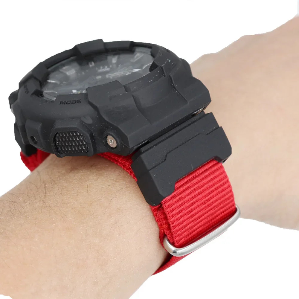 Suitable for Casio G Shock GA 2100 GA 2100-1A1 GA 2100-4A nylon replacement