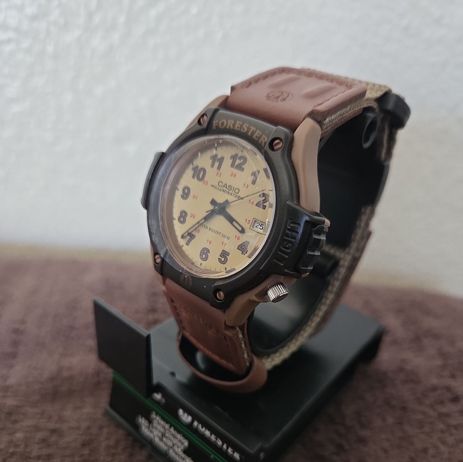 Casio FT500WC-5BV Vintage Analog Watch WR100 Day Date Resin Strap Illuminator