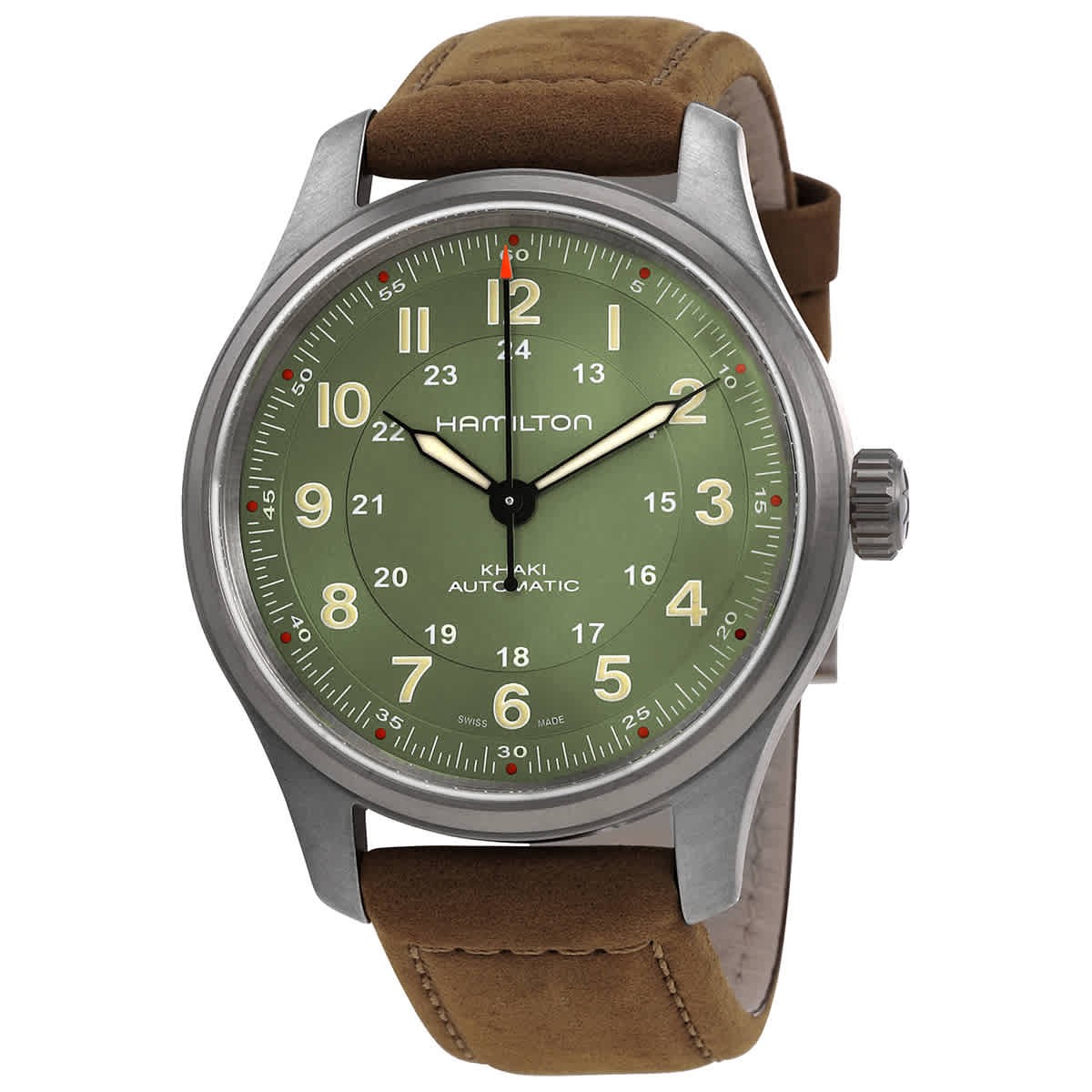 Hamilton Khaki Field Automatic Green Dial Men’s Watch H70545560