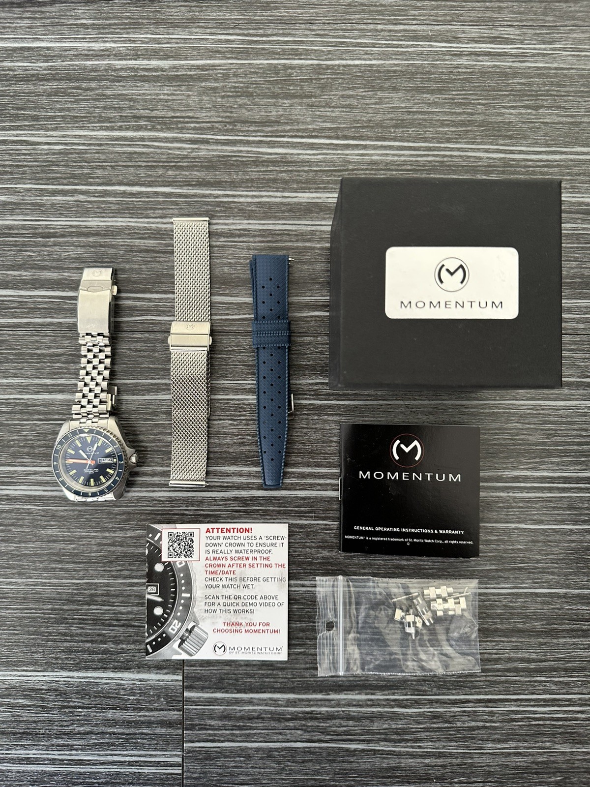 Momentum Sea Quartz 30 Eclipse Solar Watch (Founder’s Edition)
