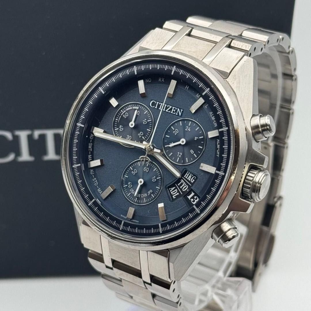 Citizen Attesa H610-T024564 Eco-Drive Radio Solar Titanium Chronograph
