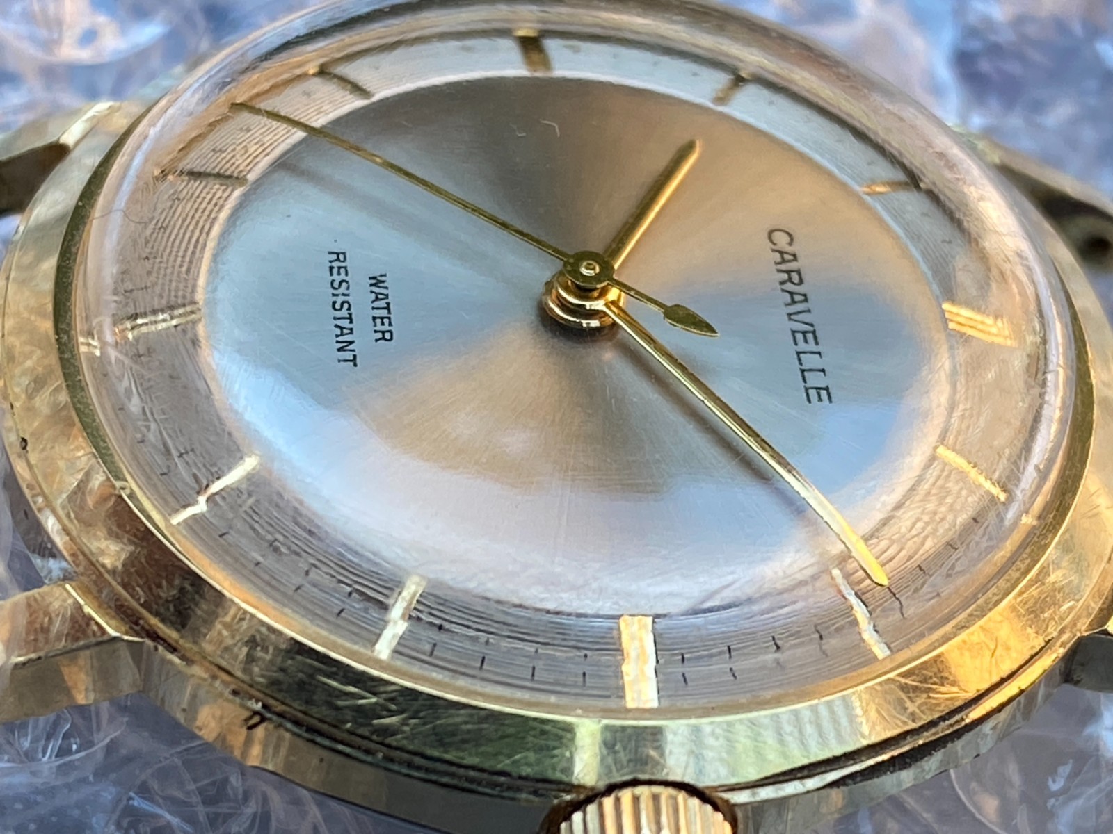 Vintage Caravelle “Polerouter” Manual Wind Gold Plated 11DO 7 Jewels Serviced