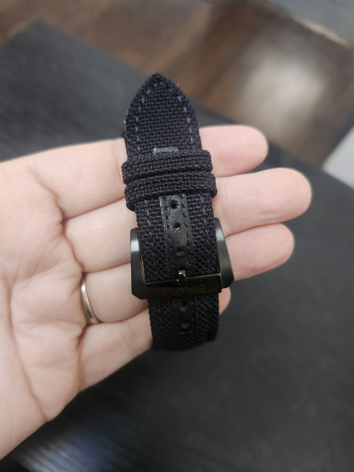 Bulova Precisionist 46.5mm Stainless Steel Case 23.76mm Nylon Band