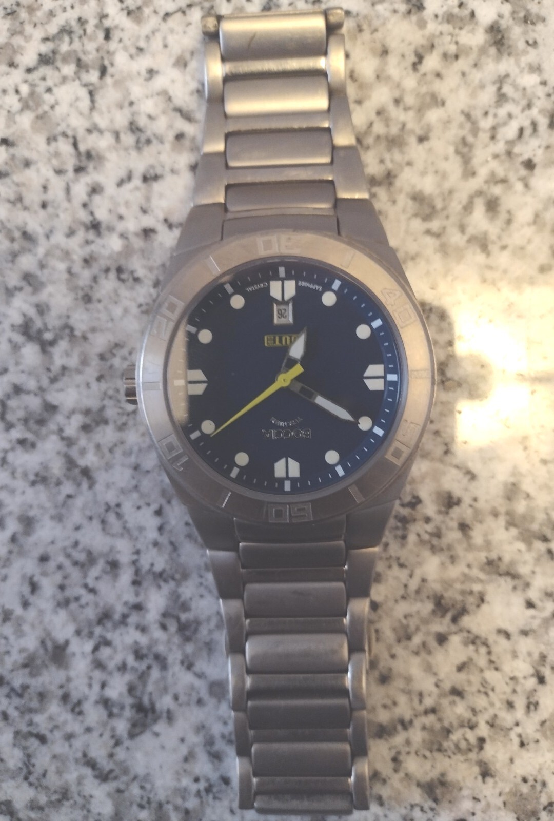 Men`s Boccia Watch. Model # 3529-02 (Battery Needed).