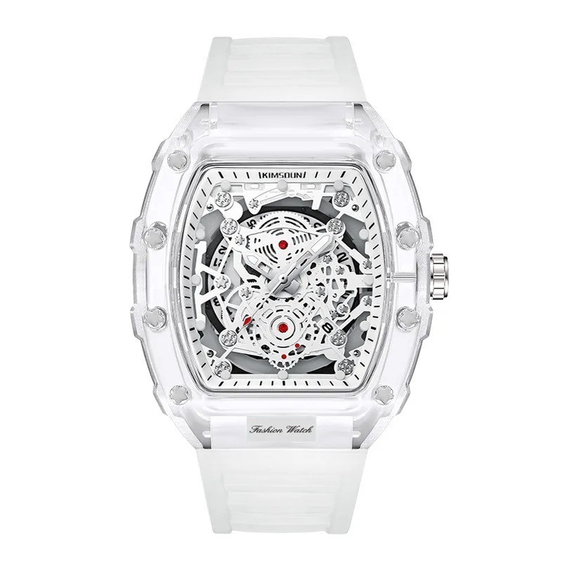 KIMSDUN Transparent Men’s Watch Quartz Wristwatch Luminous Waterproof watch