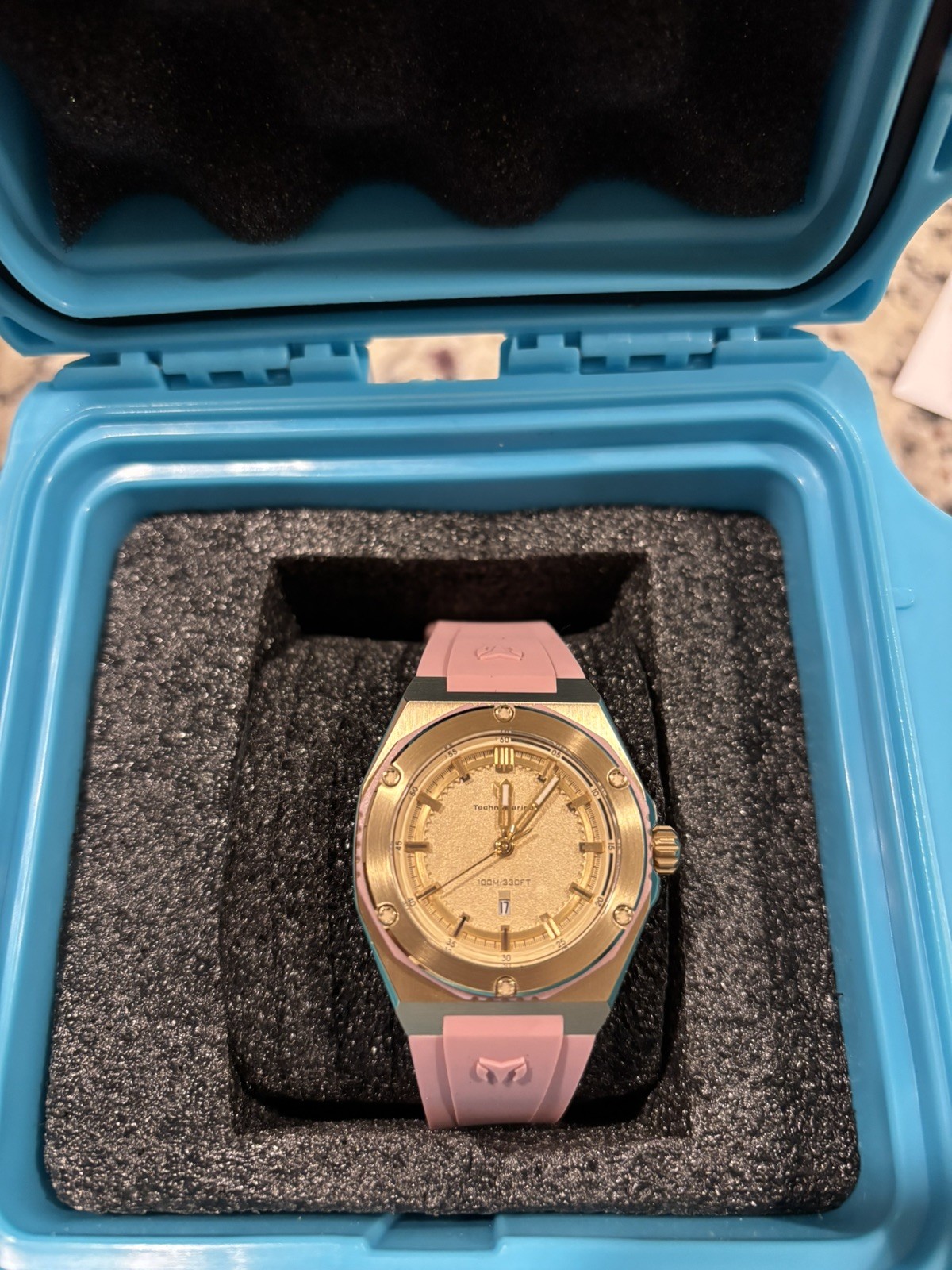 TechnoMarine TM-416082 Women’s Coral Legacy 36mm Watch Limited Collection Case