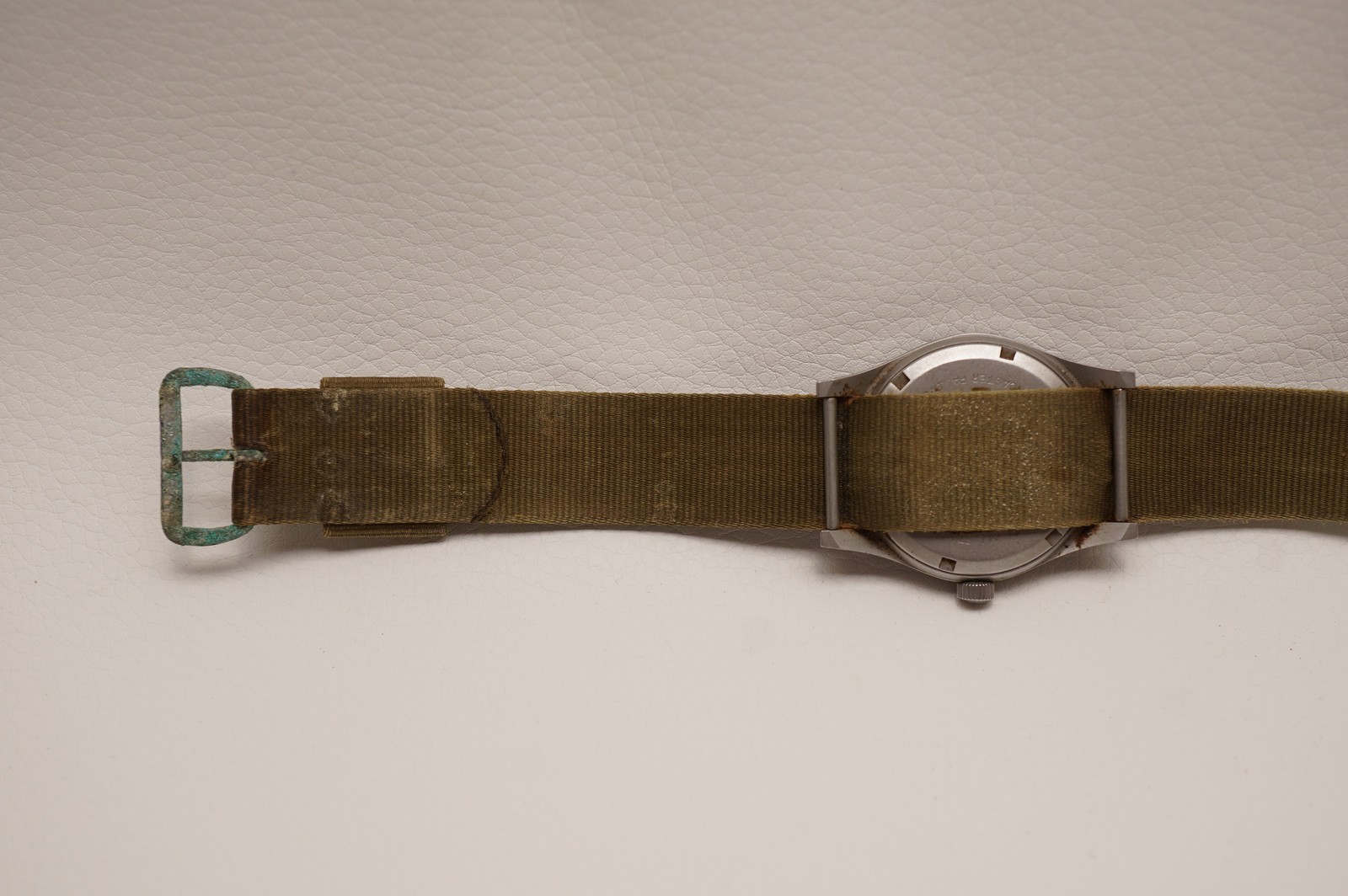 Vintage Hamilton Khaki L.L.Bean 9219 33mm Manual-Wind Field Watch Original NATO
