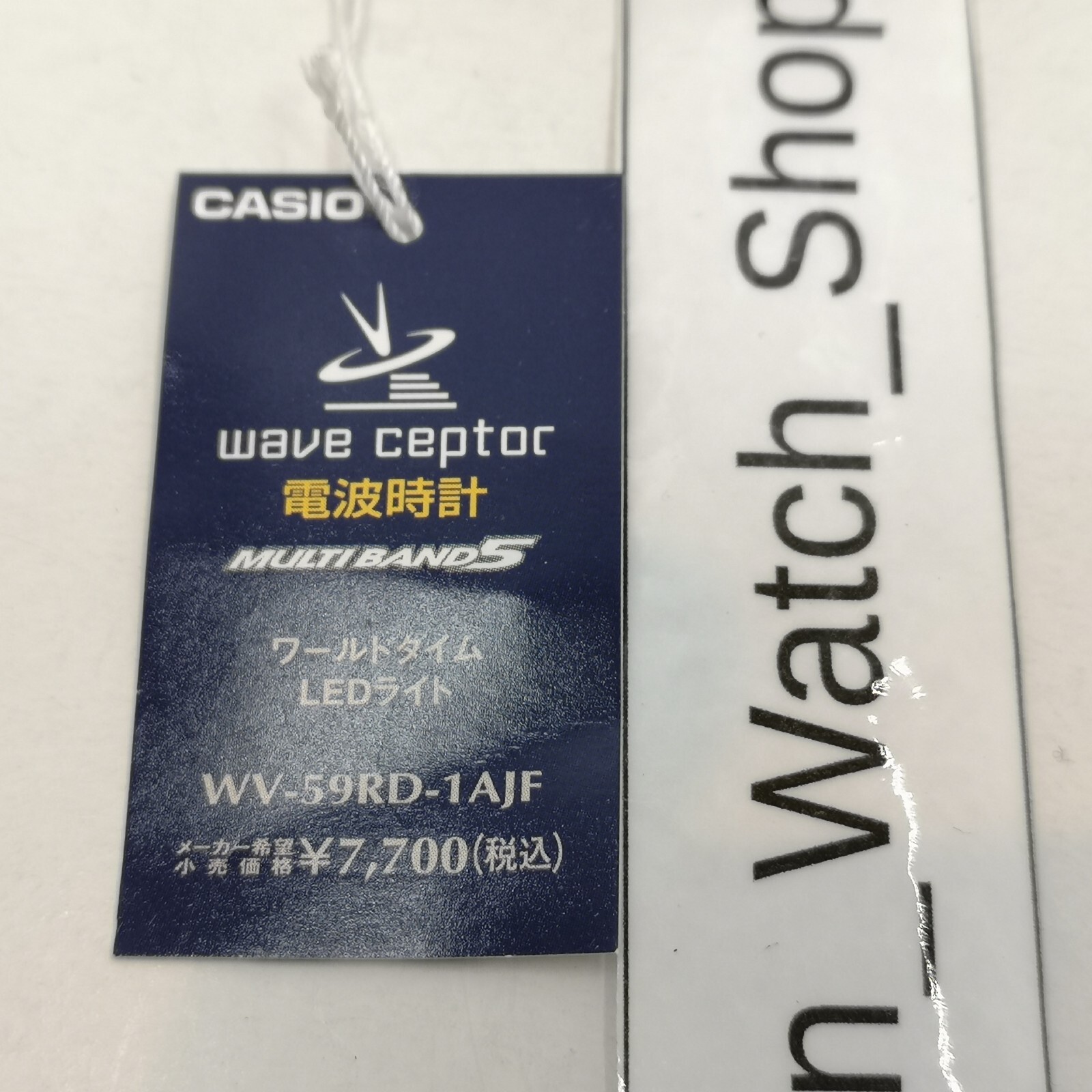CASIO WAVE CEPTOR WV-59RD-1AJF Black Silver Illuminator Men’s Watch New in Box