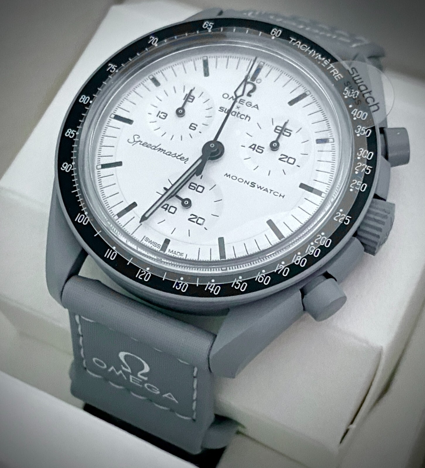 OMEGA X SWATCH SpeedMaster MoonSwatch 1965 NASA Qualification. NEW! AUTHENTIC!II