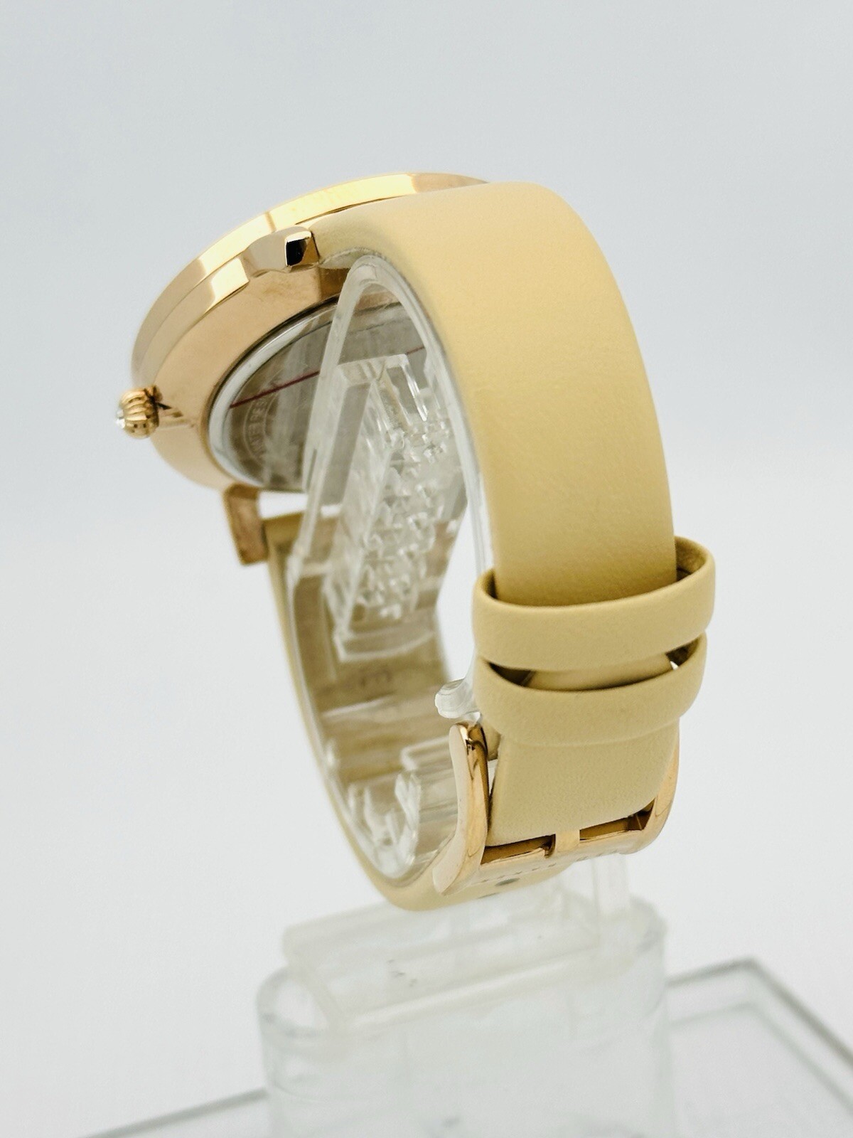 Ted Baker Women’s TE10026453 Multicolour Dial Cream LeatherStrap Rose Gold Watch