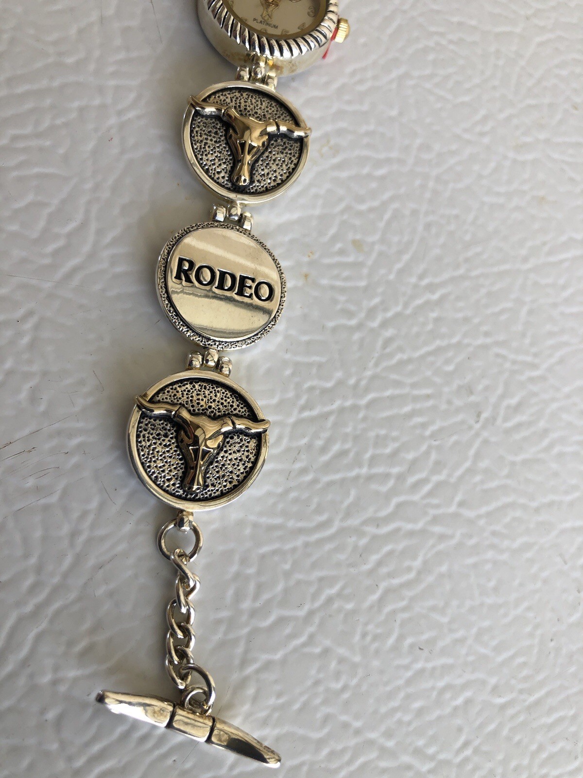Longhorn Rodeo Womens Wrist Watch – Geneva Platinum