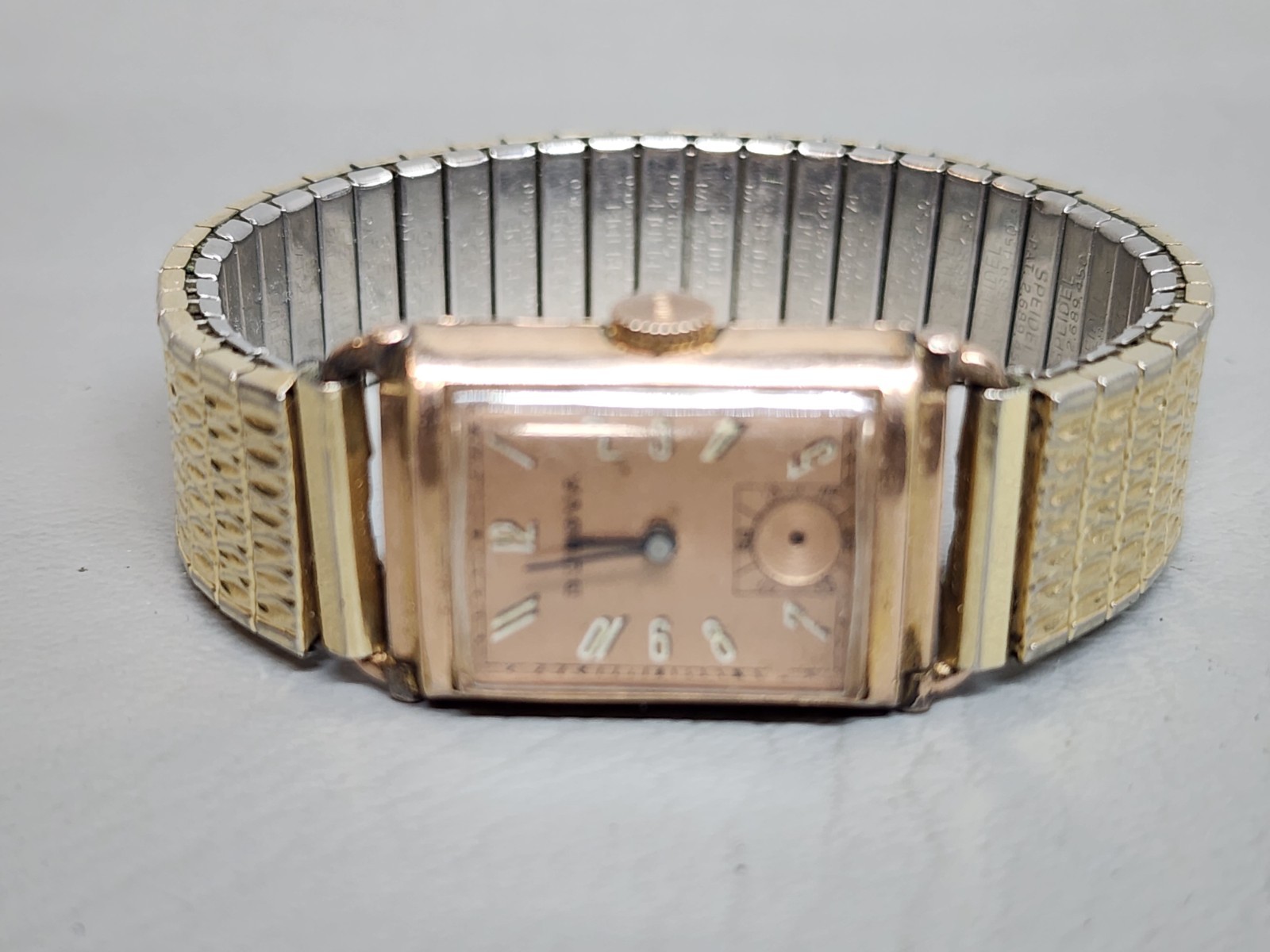 (For Parts Not Working) – Bulova 14k Gold Filled Art Deco