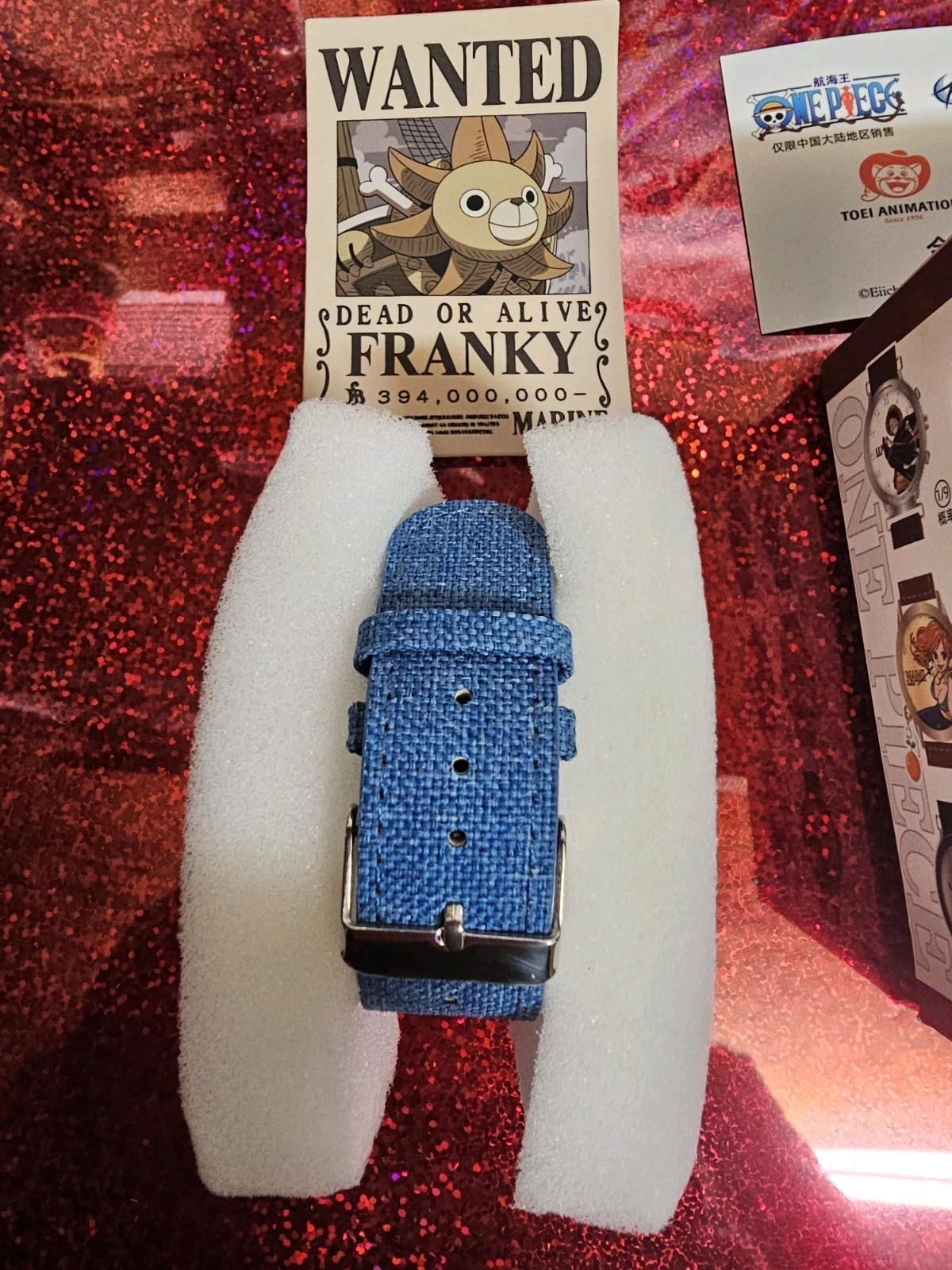 Franky One Piece Watch Open Toei Animation Import US Seller