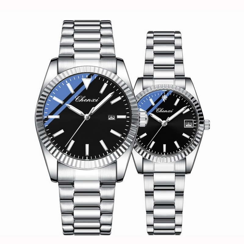 CHENXI Men’s/Women’s Luminous Waterproof Calendar Quartz Couple Wristwatch Gift
