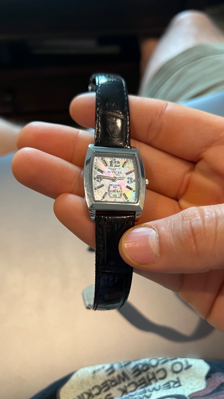 Invicta Model 2915 Special Edition Tonneau-shaped Watch