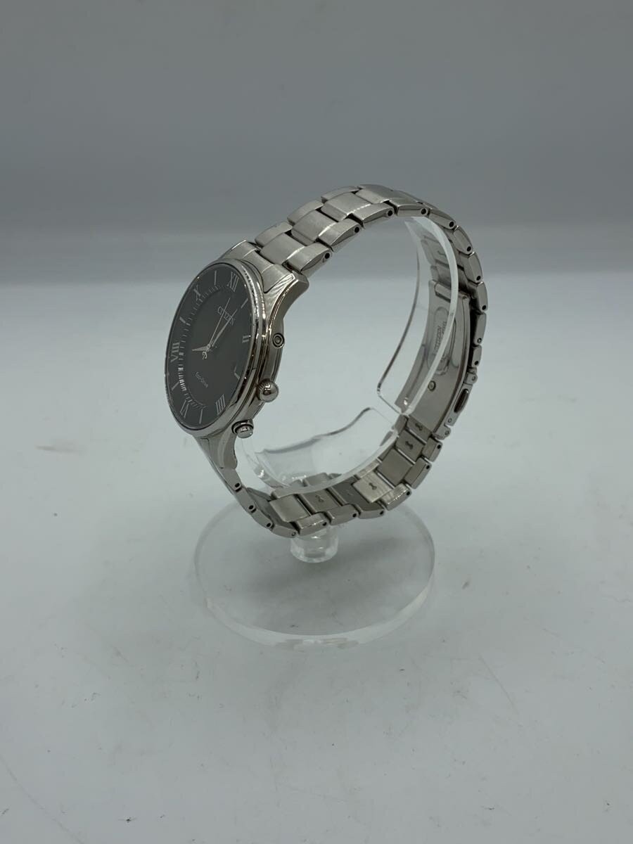 CITIZEN Solar Watch Analog Stainless BLK SLV H415 S112907