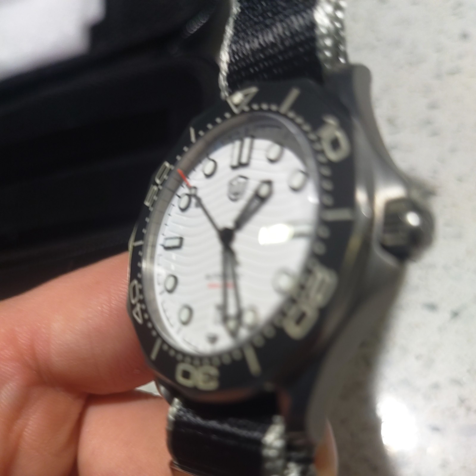 Watchdives WD007 Titanium polar wave dial Dive Watch, PT5000 Automatic