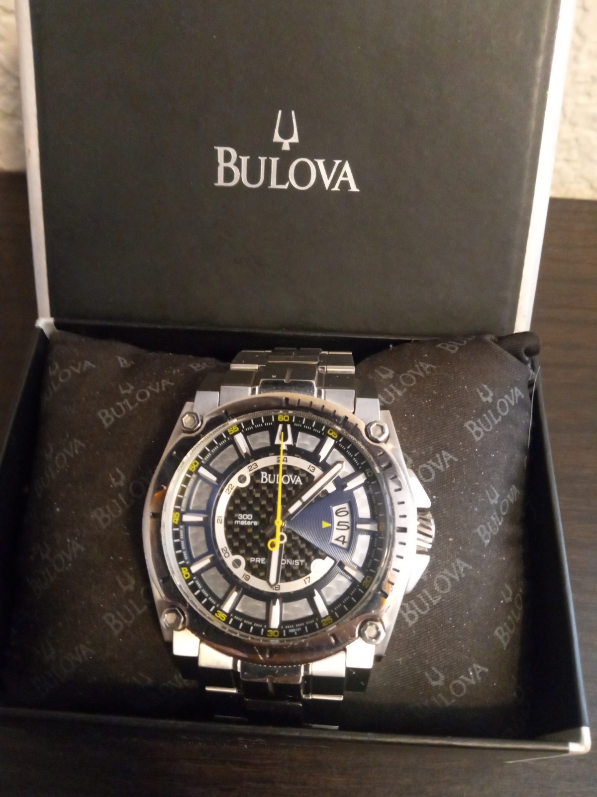 Bulova Men’s Precisionist Champlain Collection Watch 96B131
