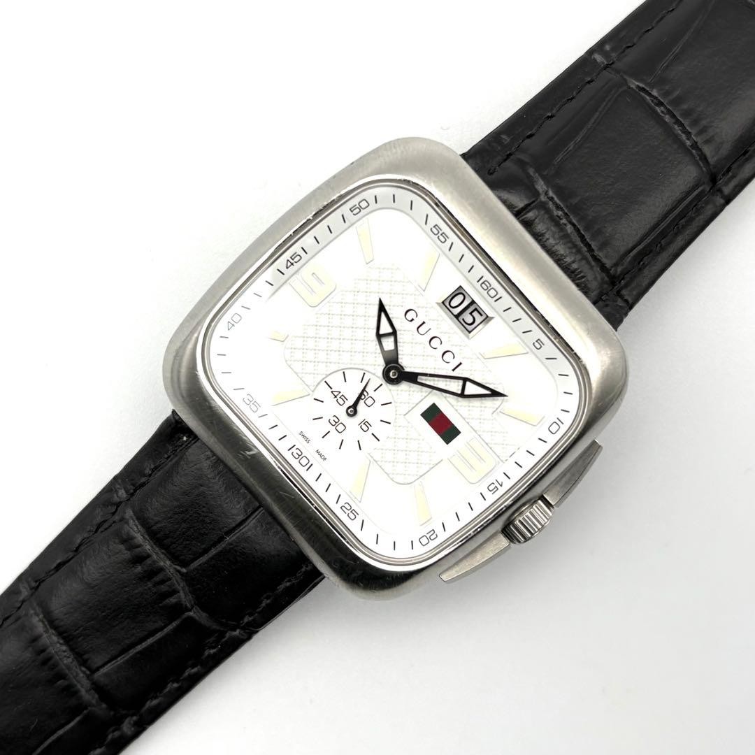 GUCCI Coupe Small Second Square 131.3 Used watch Excellent condition