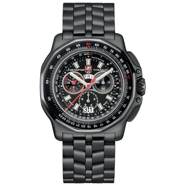 Luminox F-22 Raptor Black Titanium Men’s Quartz Watch XA.9272