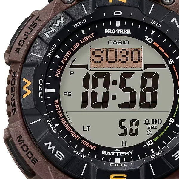CASIO PRO TREK PRG-340L-5JF Climber Line Solar Compass Outdoor Digital Men JDM