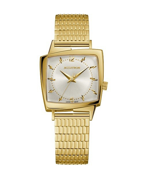 Accutron Legacy 521 Swiss Made Automatic Limited Edition Gold Tone 33mm Watch