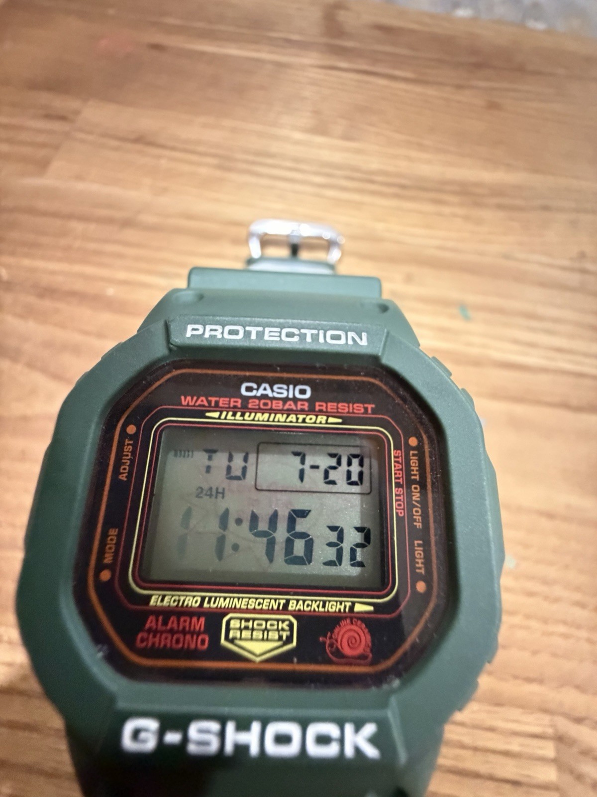 Casio G-SHOCK DW-5600VT Hodinkee x Online Ceramics Green Digital 200m Quartz