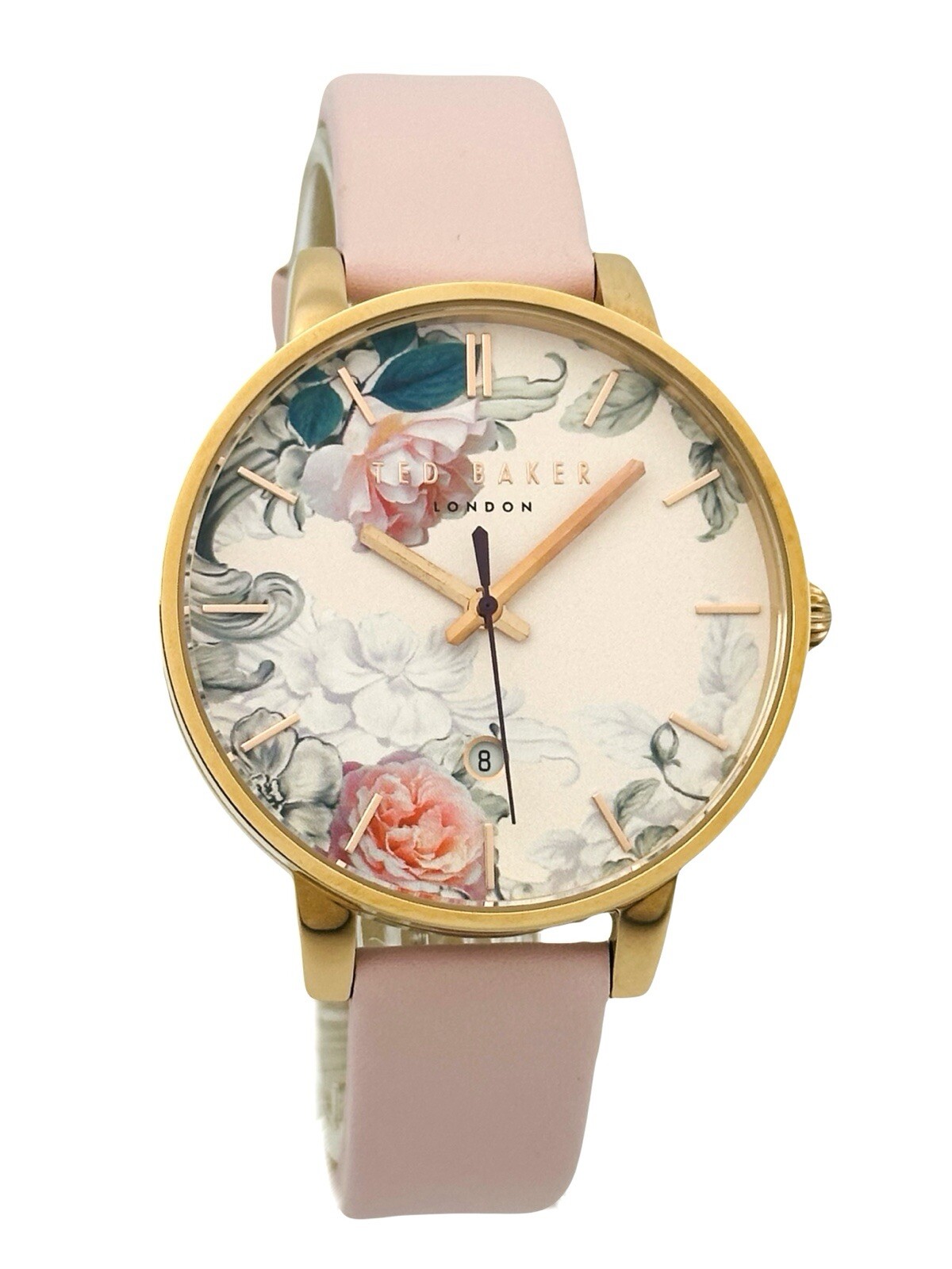 Ted Baker Women’s 10030653 Classic Multicolour Dial With Pink Leather RG Watch