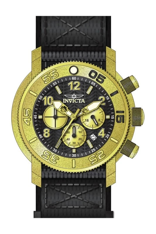 Invicta Coalition Forces Sovereign OPS Men’s Watch – 50mm. Orange. Black (50098)