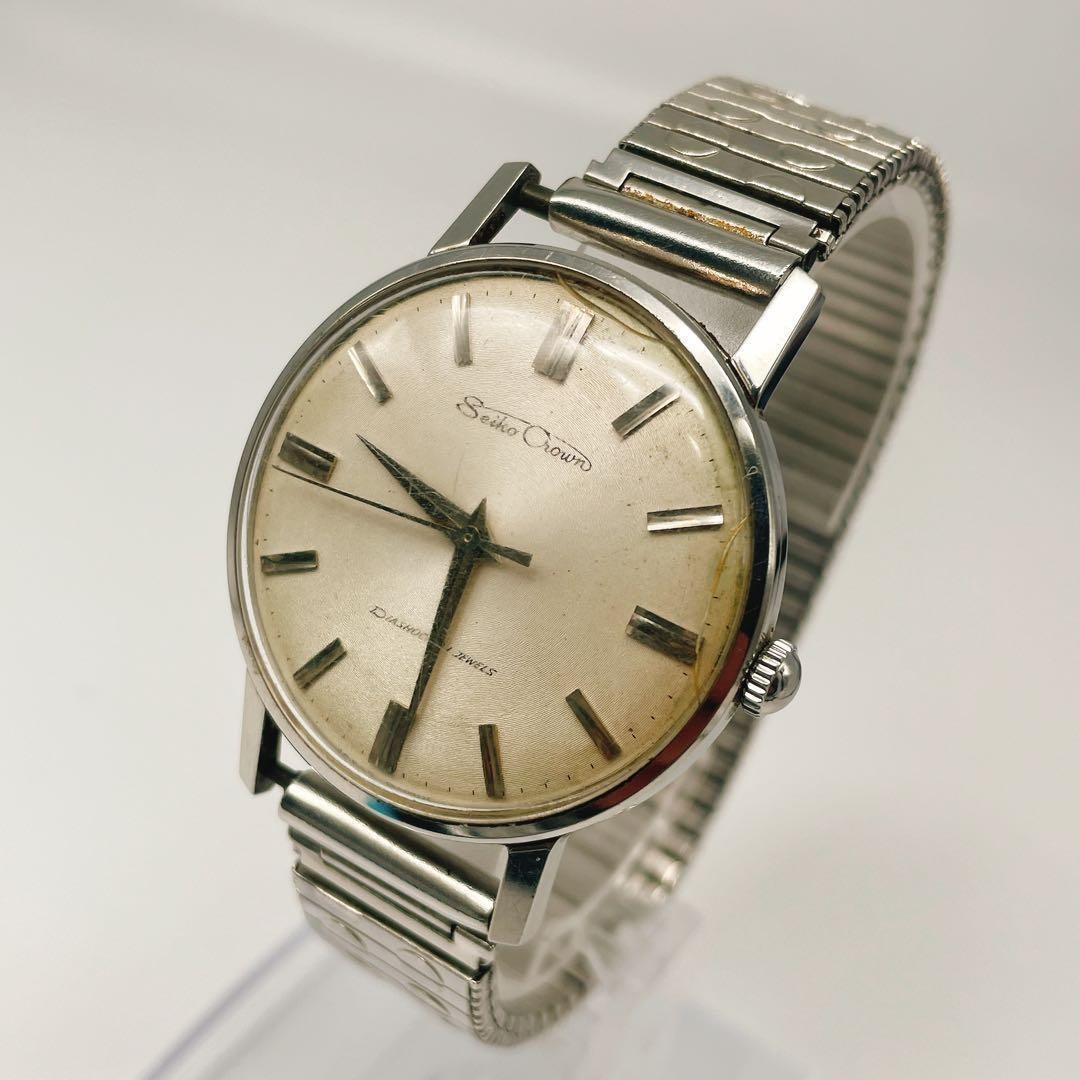 Running Seiko Crown Manual Vintage Retro Men’s J14095