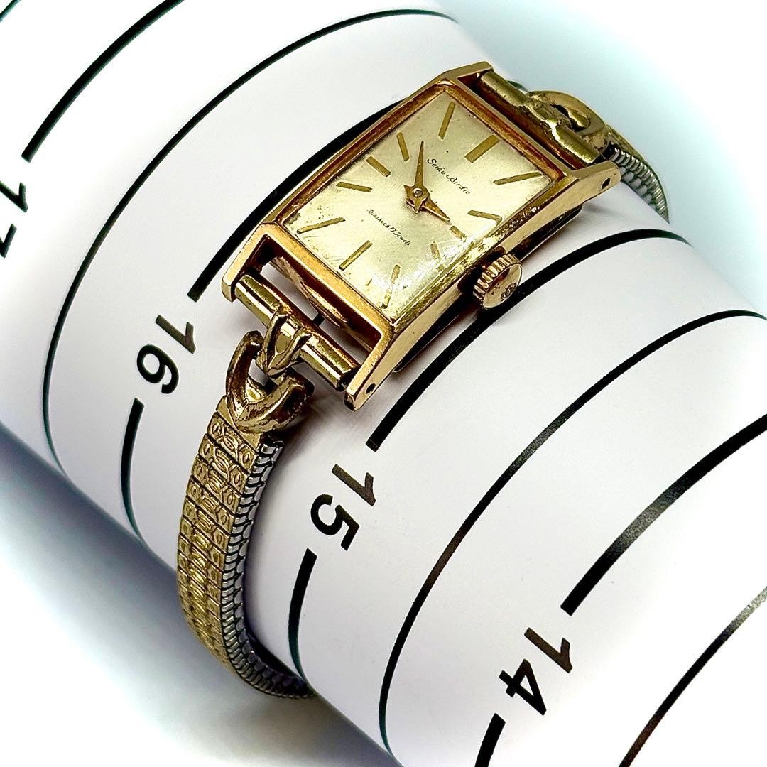 Working SEIKO Birdie 17 Jewels Manual Women’s Antique Watch