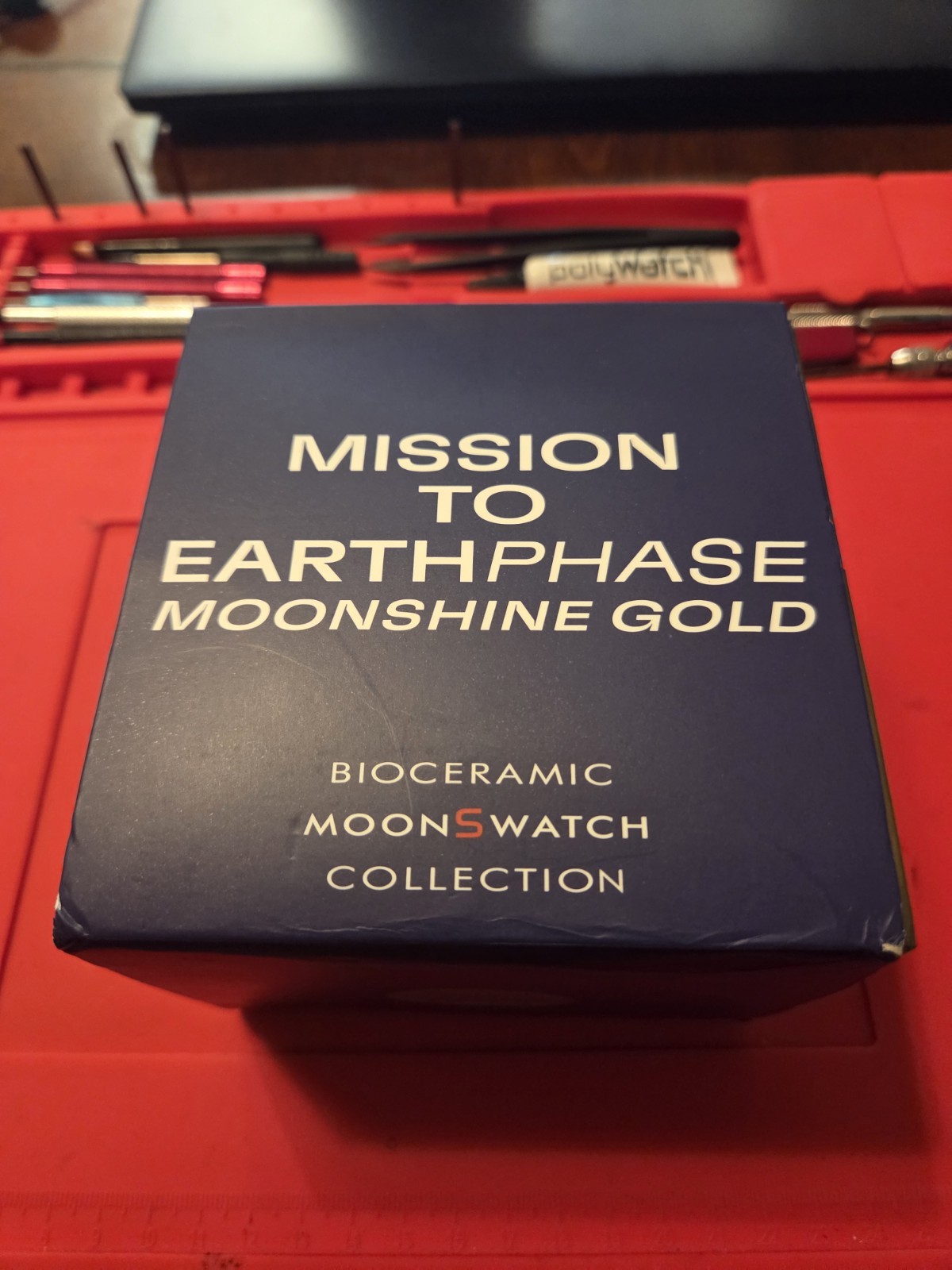 OMEGA x Swatch Mission to Earthphase Moonshine Gold Moon Phase 42mm Blue