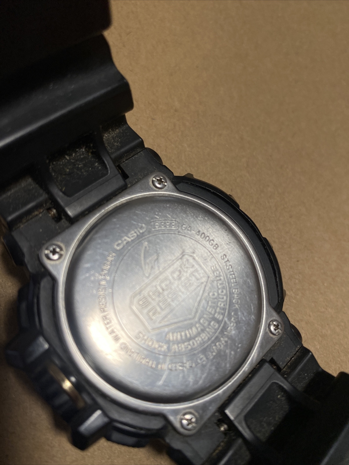 Casio G-SHOCK 51.2mm Black Resin Case with Black Resin Buckle Men’s…