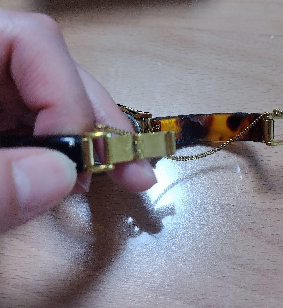 Second Generation Yoshibaru Tortoiseshell Watch with Natural Diamonds Box Used
