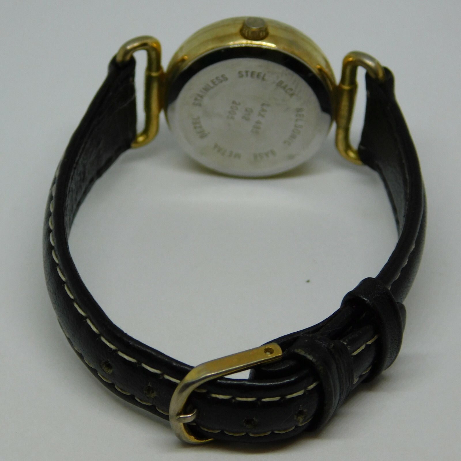 L.A.Express LAX485 Genuine Leather Quartz Analog Women’s Watch New Battery