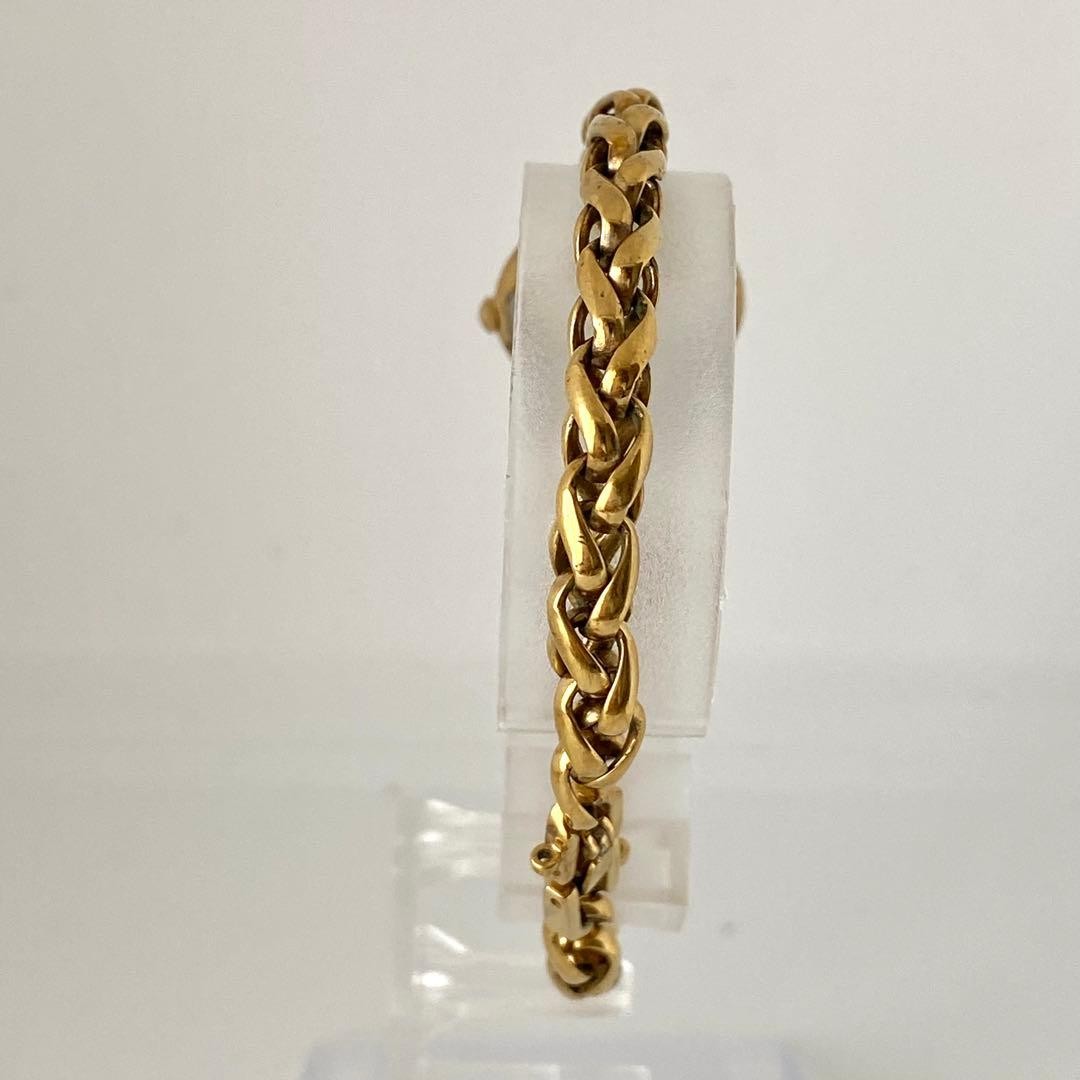 SEIKO Vintage Oval Chain Gold Wristwatch Working