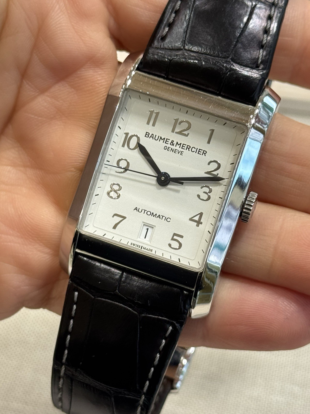 Baume & Mercier Hampton Automatic Date Mens 31 x 47mm Swiss Made 65751