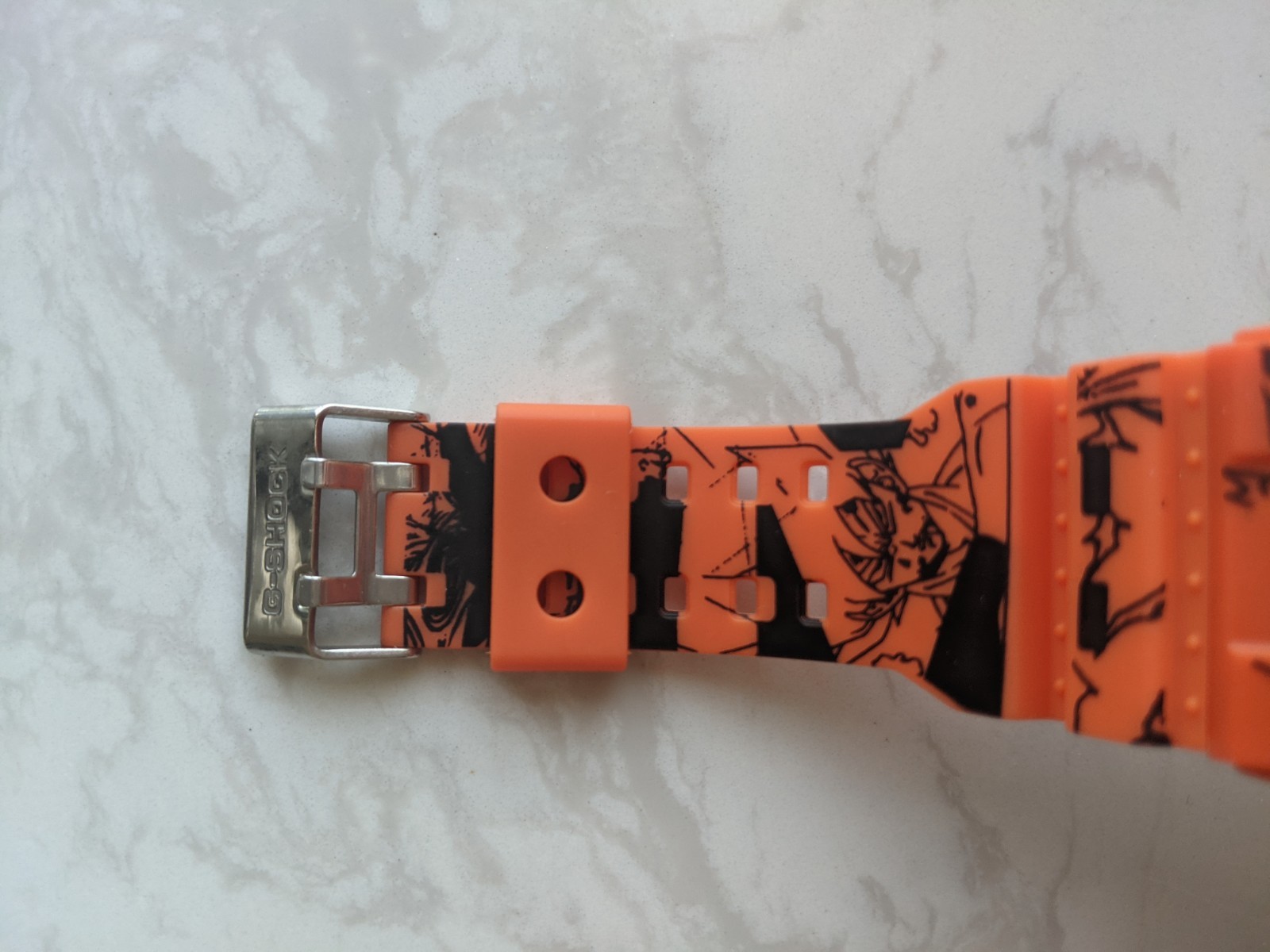 Casio G-Shock GA-110 Dragon Ball Z Orange Anime Quartz Digital Analog Watch