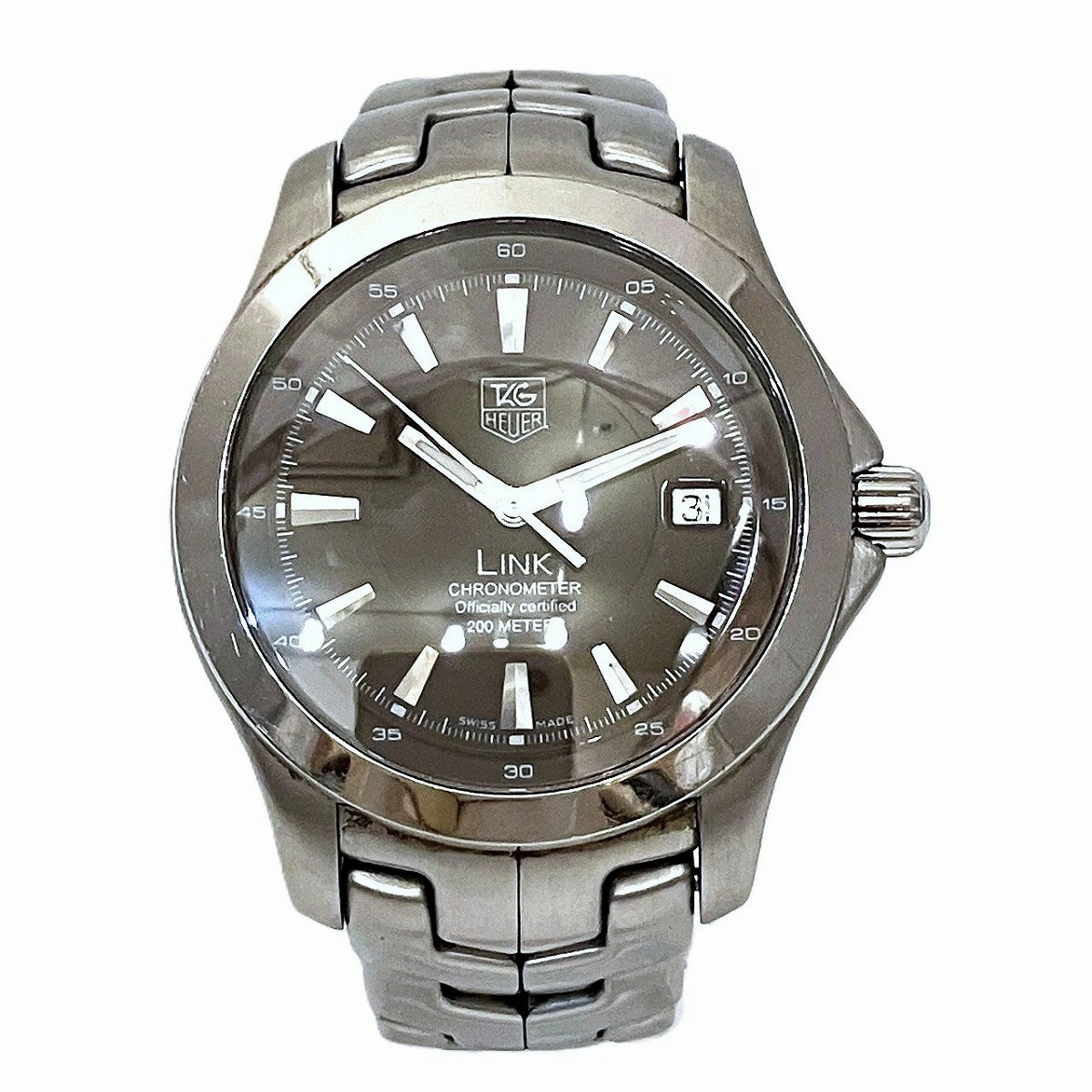 TAG Heuer SS WJF5112 Stainless Steel 37.8mm Brown Dial Automatic Unisex #WPW101