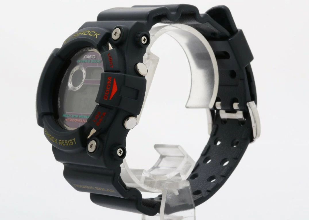CASIO G SHOCK FROGMAN GW 200 Gray Resin Titanium Men’s Digital Excellent Conditi