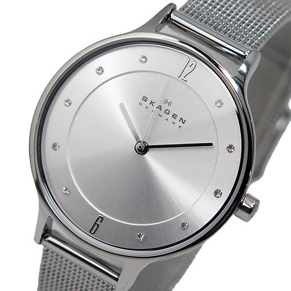 SKAGEN SKW2149 Used Watch Quartz Unisex Silver Dial Analog Water Resistant