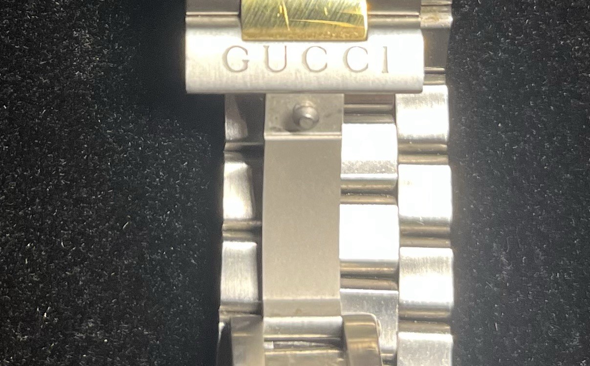 Gucci G Timeless Men’s Watch-YA126450-two tone-stainless steel-38mm-