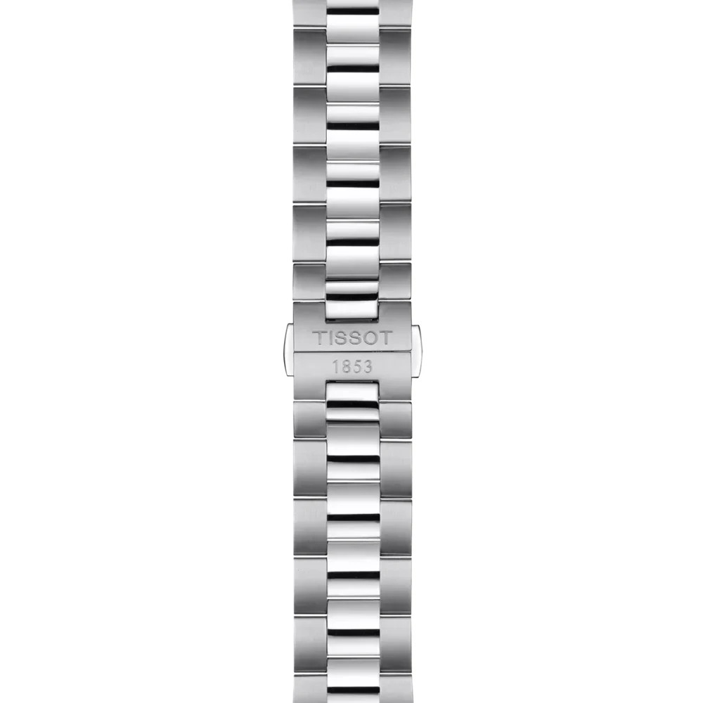 Tissot Gentleman Quartz Watch Black Dial Stainless Steel Sapphire T1274101105100