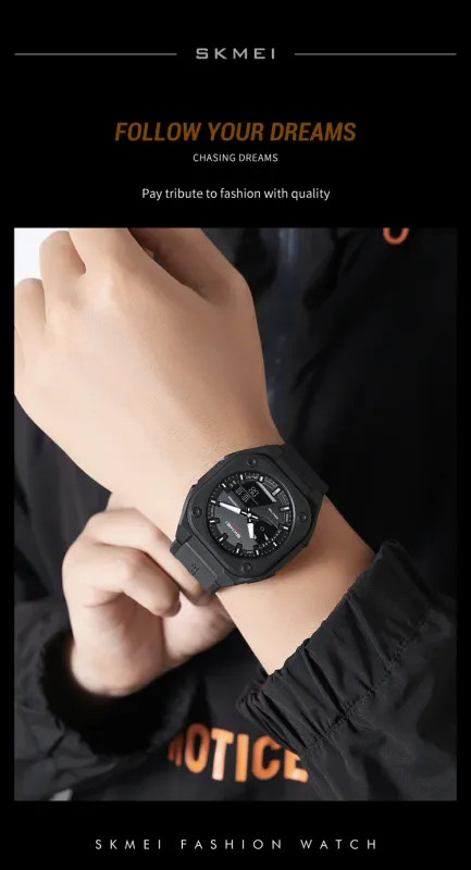 SKMEI Business Digital Electronic Watch Fashion Sports Quartz Watches For