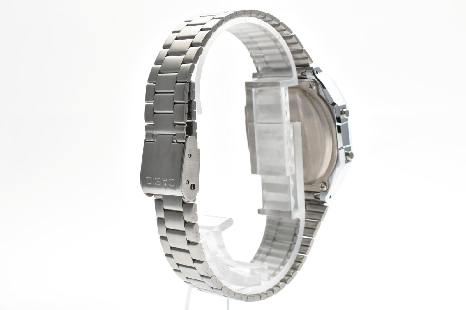 【EXC+５】CASIO A168W Digital Alarm Chronograph Quartz Watch Silver From Japan