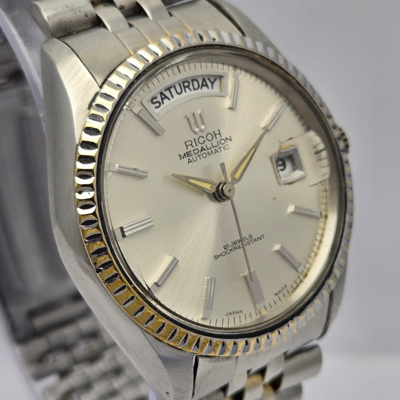 Ricoh Medallion President Automatic Day/Date Vintage Men’s Watch