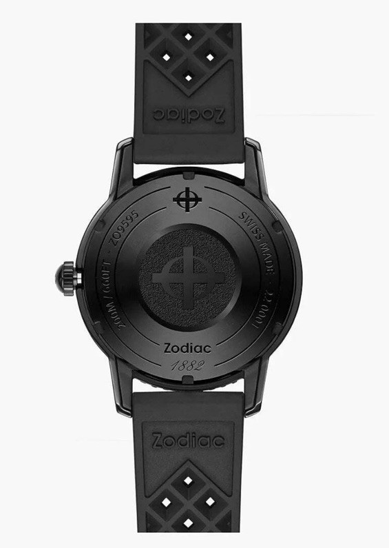 Zodiac Super Sea Wolf Ceramic Compression Diver Automatic Watch Blue ZO9595