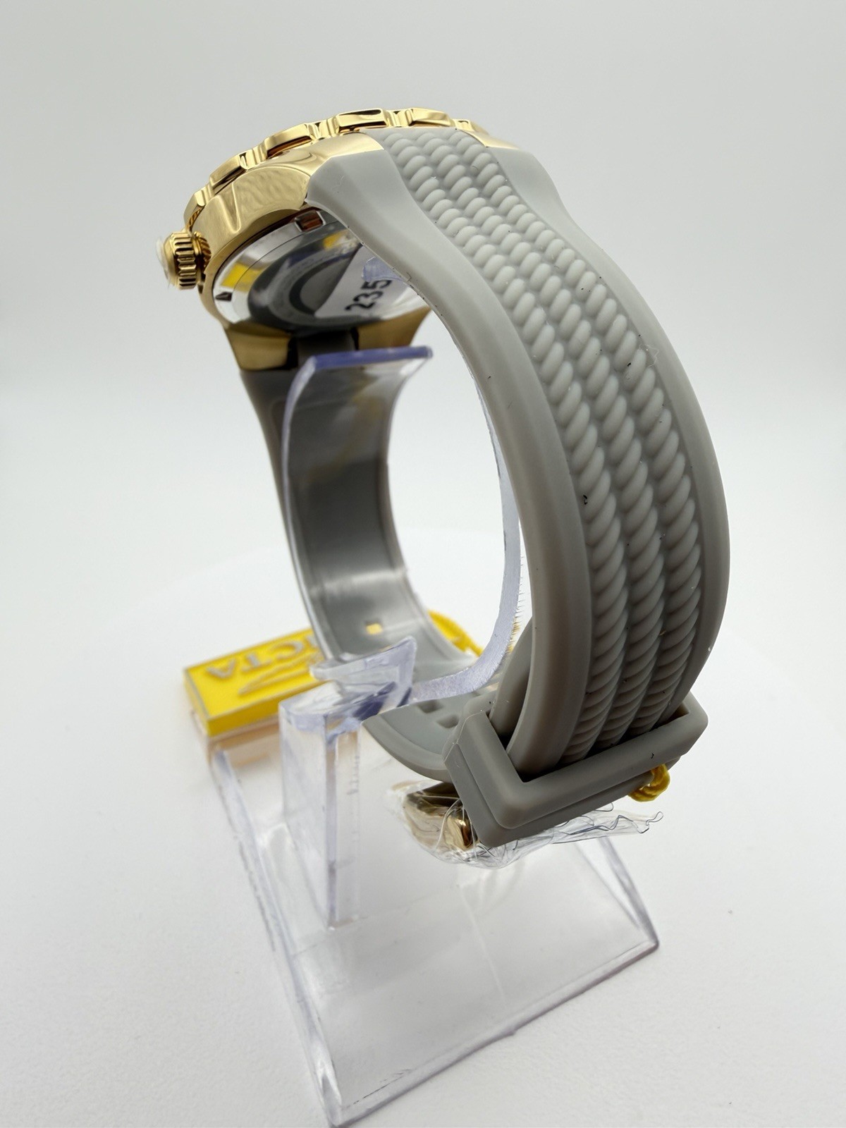 17483- Invicta Angel Halo Women’s Watch Gold Gray Dial. Charcoal. 38mm New