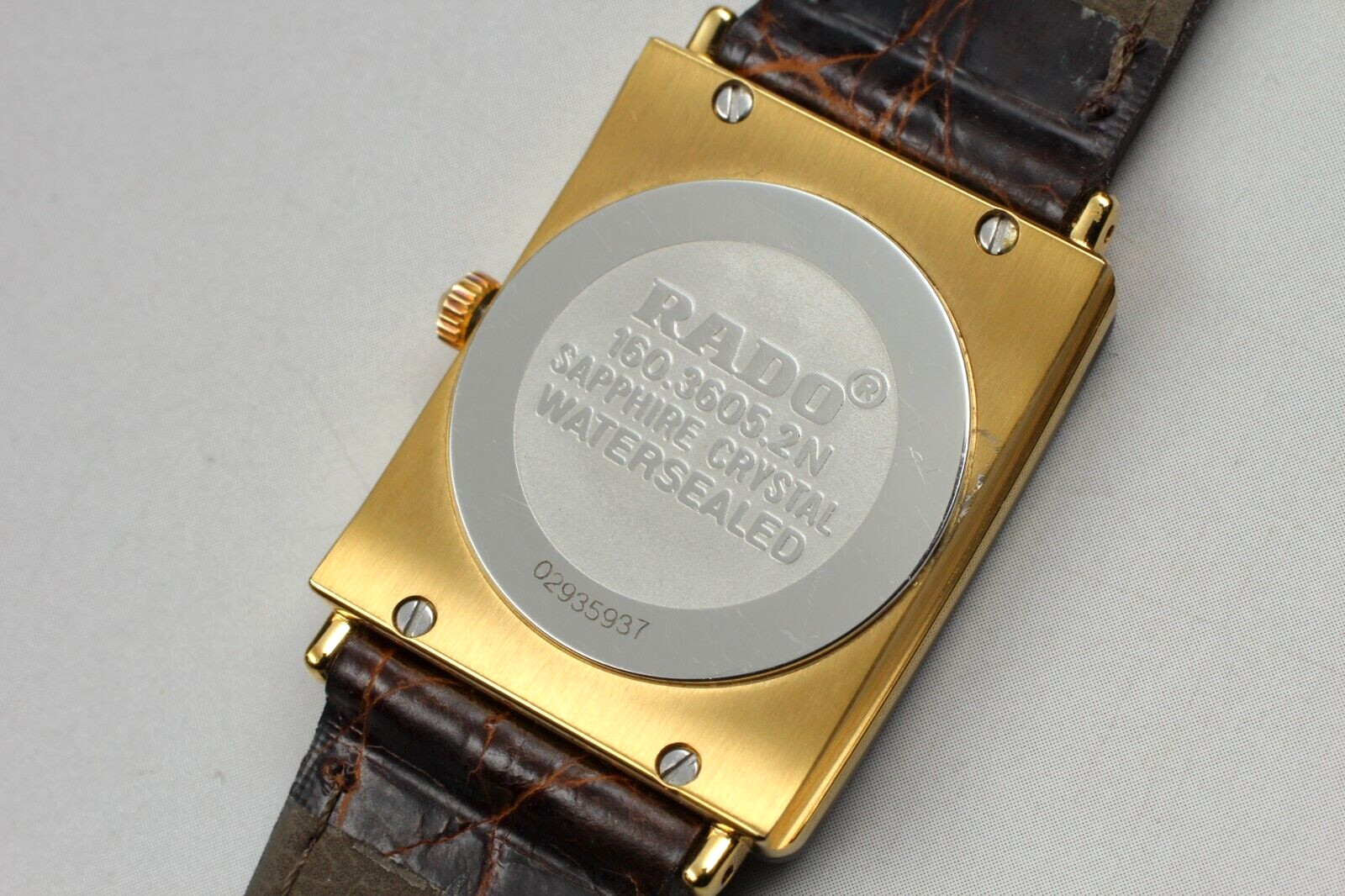 【N MINT】 RADO Florence 160.3605.2N Gray 24mm Men’s Quartz Vintage Watch JAPAN
