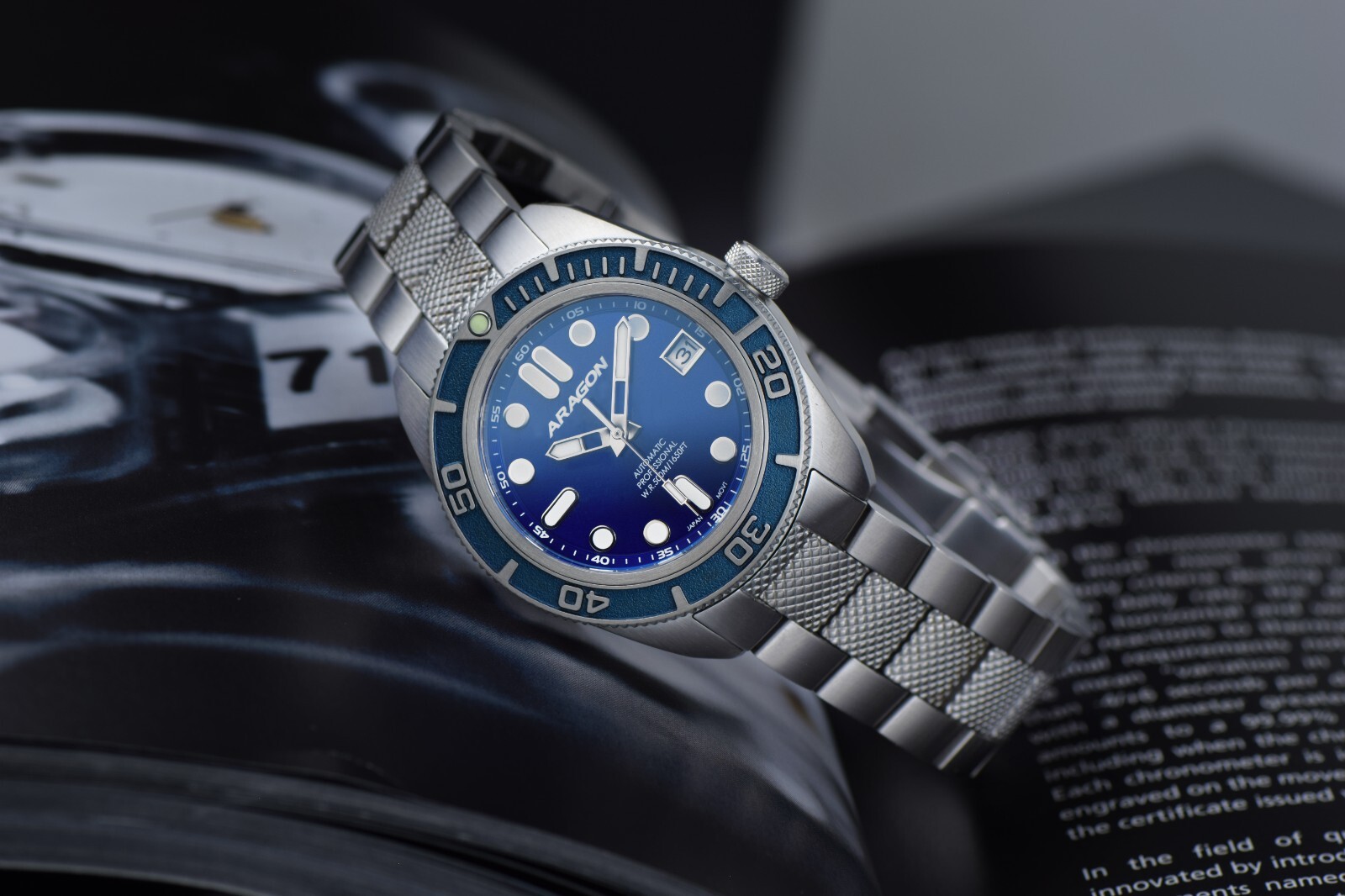 Aragon A638BLU DF 40 NH35 Automatic 40mm